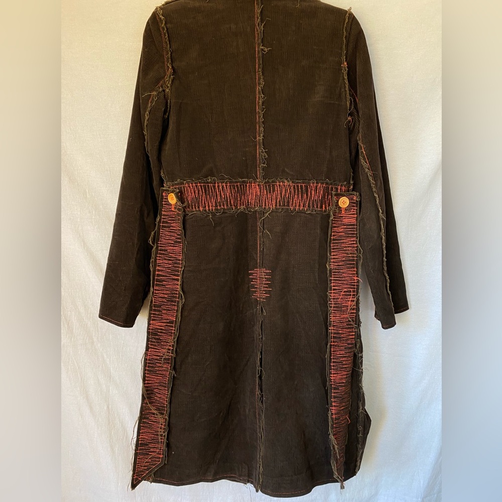 Petro Zillia Corduroy Duster Rare Ooak - image 3